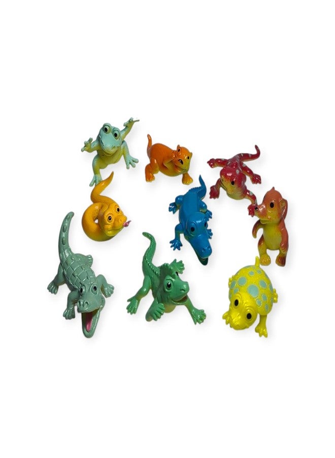 DIMAZO Small Kids Sea & Wild Animal Toys Sets for Fun, Educational, Spark Imagination and Learning (Multi Choice Sets) (Crocodiles & Frogs) 12pcs - Image 5